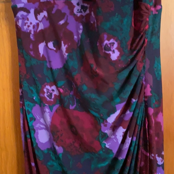 Purple Multi colored sleeveless Dress size 8! - Picture 4 of 7